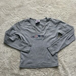 New England Patriots NFL Crop Top | Sporty Streetwear | Athleisure Fan Apparel |